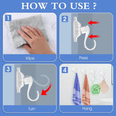 Plastic Suction Cup Hooks